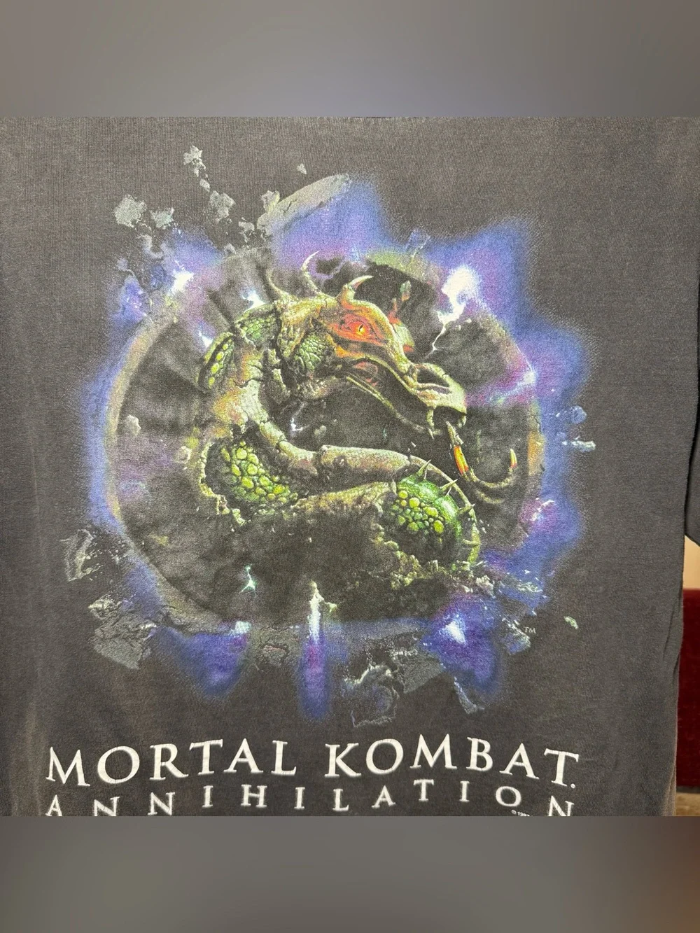 Vintage 1997 Mortal Kombat Annihilation Graphic Tee - Picture 2 of 6